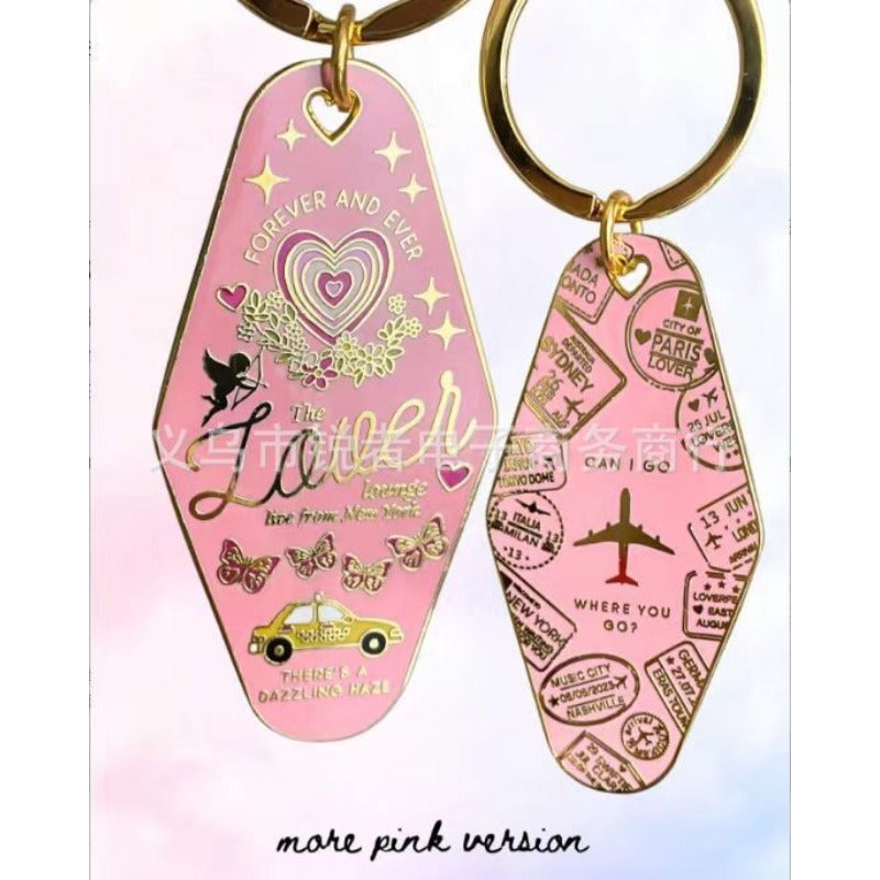 Wholesale 12 Types of Motel Metal Keychains